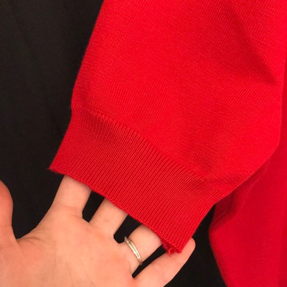 Cielo Bright Red Women's Cardigan - Picture 3 of 4